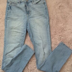 Hollister Light Blue Straight Leg Jeans